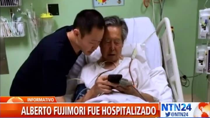 Fujimori fue hospitalizado