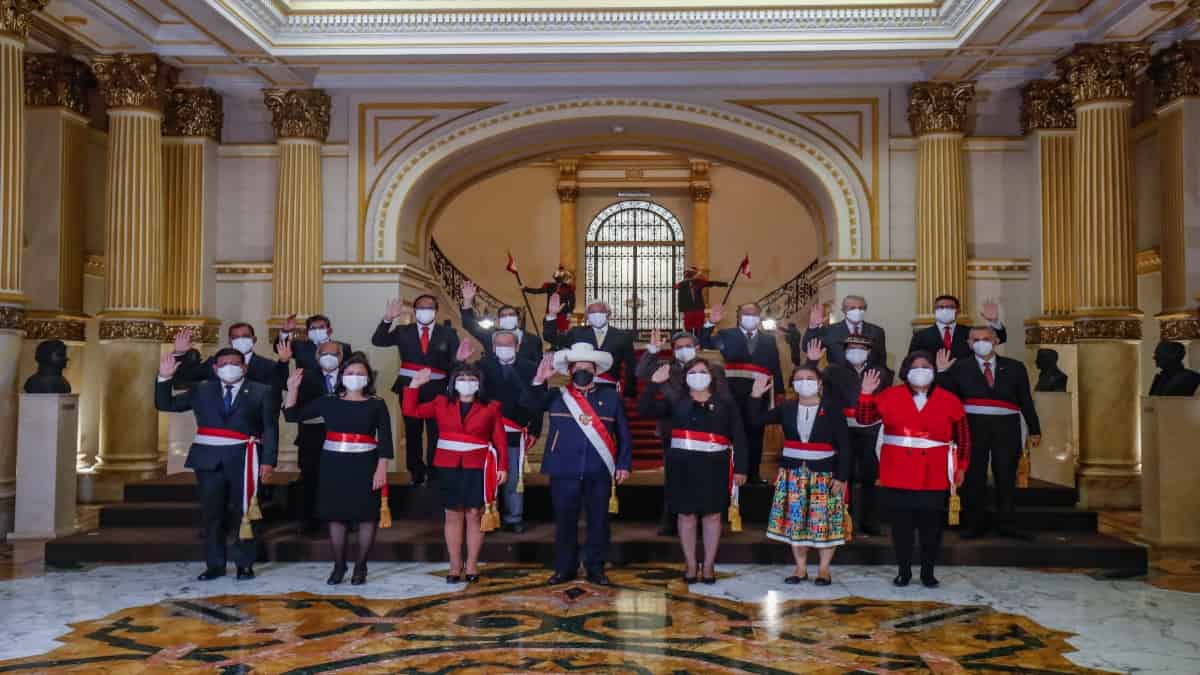 Nuevo gabinete ministerial del gobierno de Perú / AFP