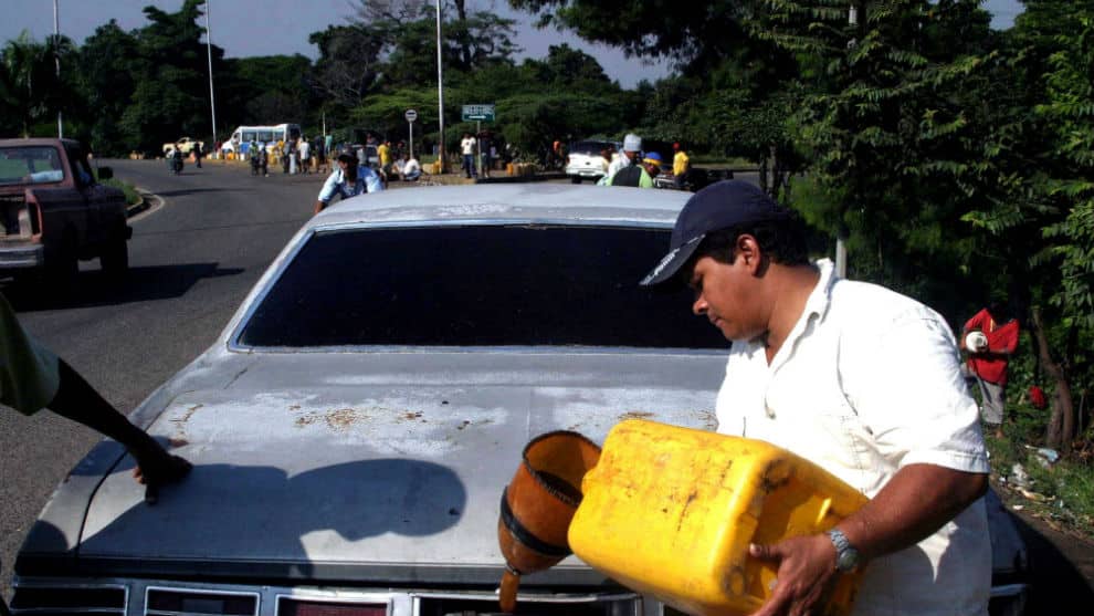 Contrabando de gasolina en frontera