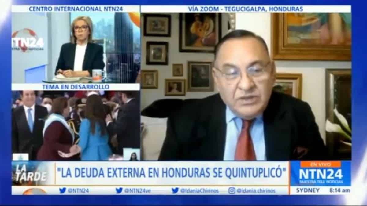 "La deuda externa en Honduras se quintuplicó": Raúl Pineda