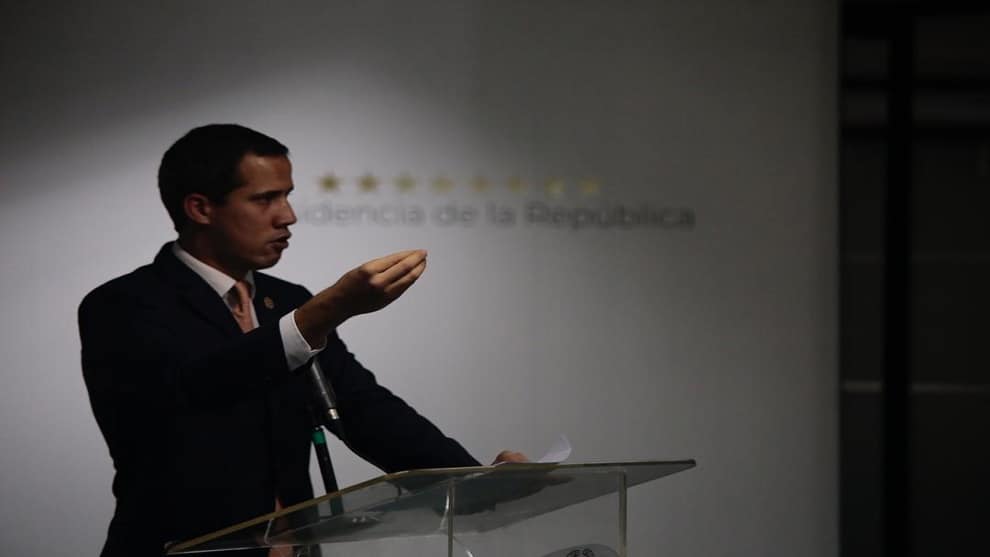 Guaidó abrazó propuesta de EE. UU. para transición en Venezuela