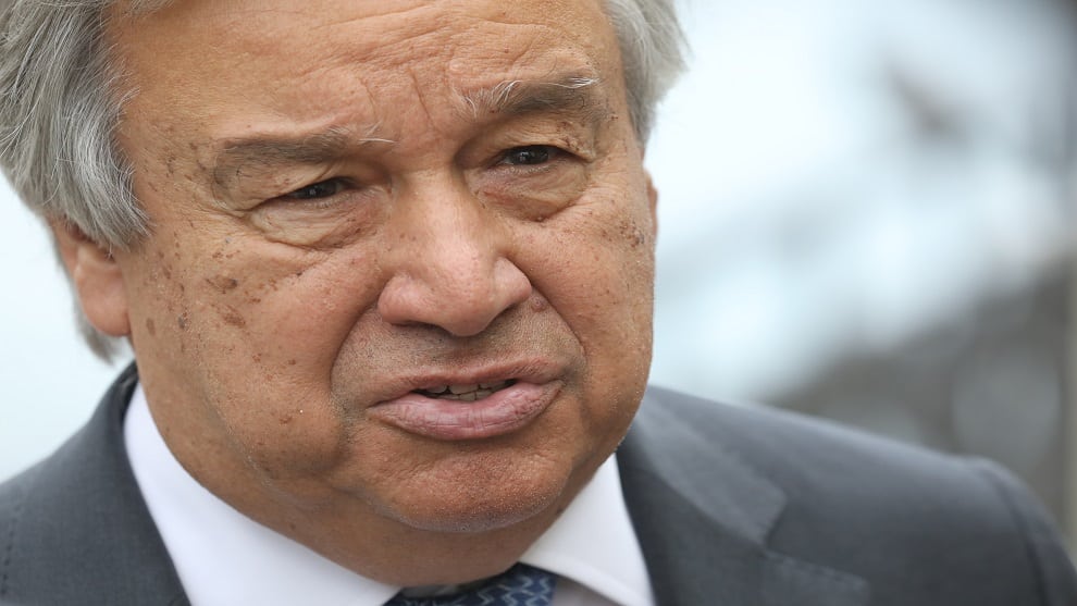 Antonio Guterres / AFP