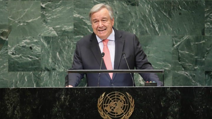 El discurso del Guterres en la Asamblea General de la ONU