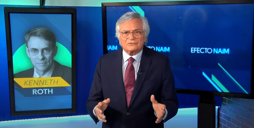 Moisés Naím conversa con Kenneth Roth.