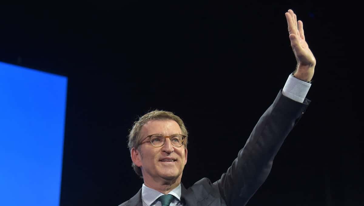 Alberto Núñez Feijóo, presidente del Partido Popular | Foto: AFP