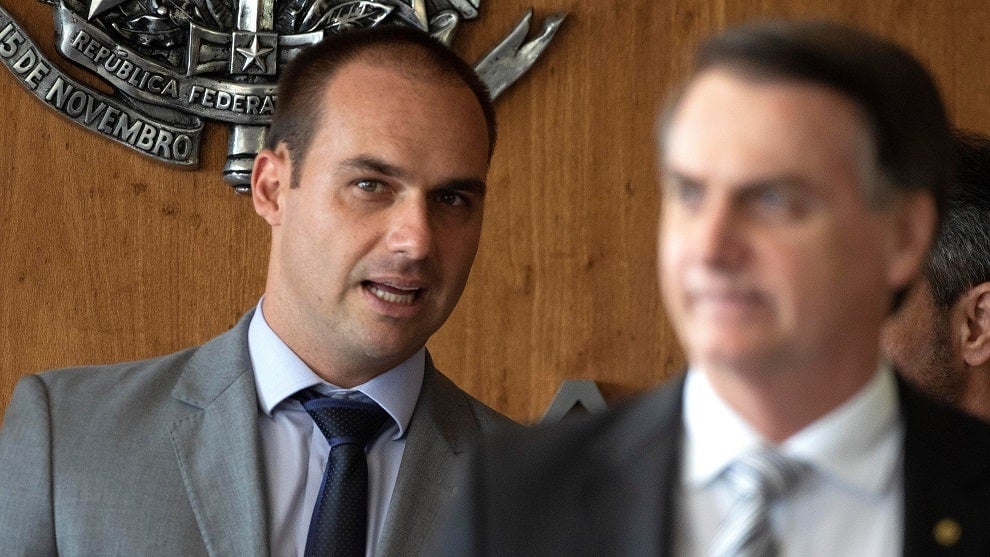 Hijo de Bolsonaro/ Foto: EFE/ Referencia