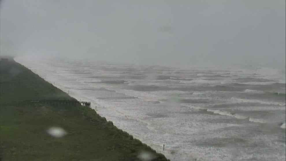 Huracán Hanna tocó tierra en Texas