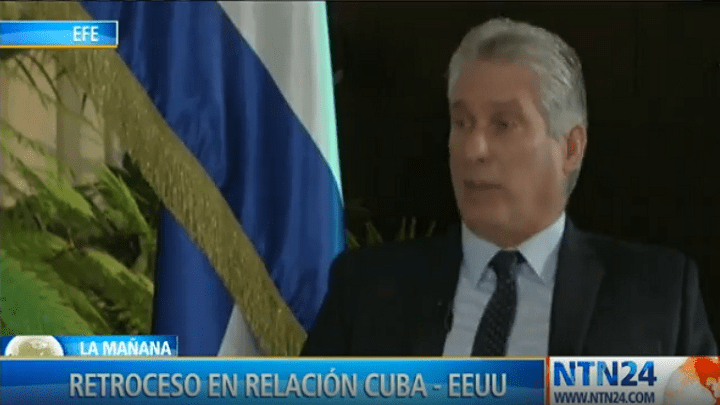 Presidente de Cuba descarta diálogos con EE. UU. por “aberrante” actitud de Administración Trump