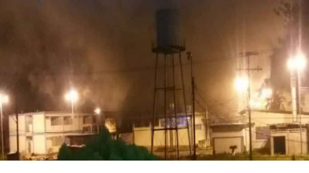 Incendio en hospital de Tucupita