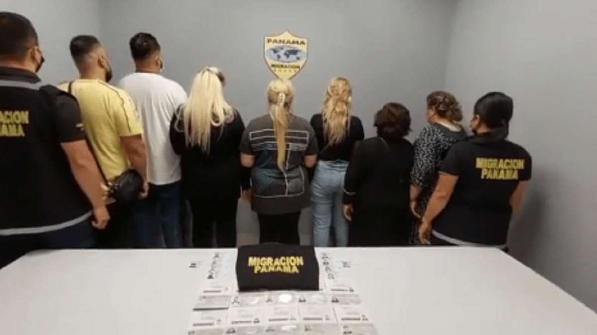 Ciudadanos iraníes detenidos en Panamá / Captura de video