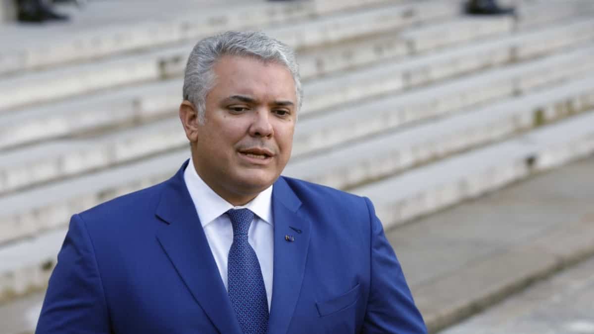 Iván Duque, presidente de Colombia. Foto: AFP