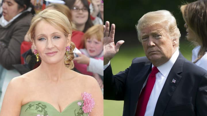J.K Rowling se burló de Trump