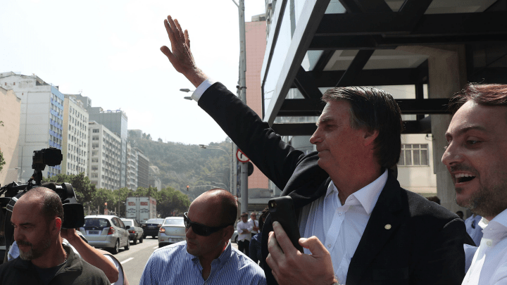 Candidato a la Presidencia de Brasil, Jair Bolsonaro