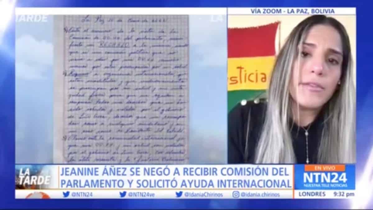 "Denuncio insultos y amenazas contra mi familia": Carolina Ribera, hija de Jeanine Áñez