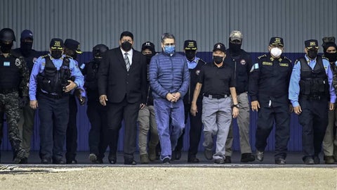 Juan Orlando Hernández - AFP