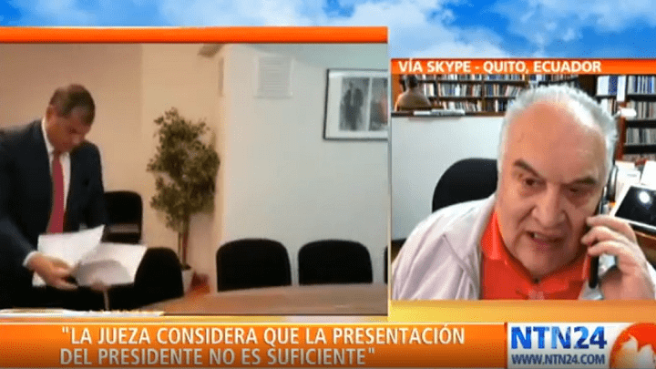Entrevista sobre juicio de Correa