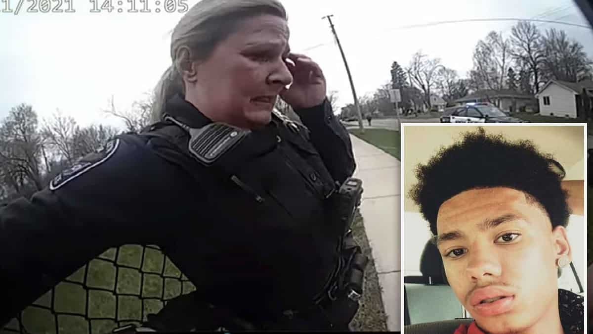 Kim Potter y Daunte Wright