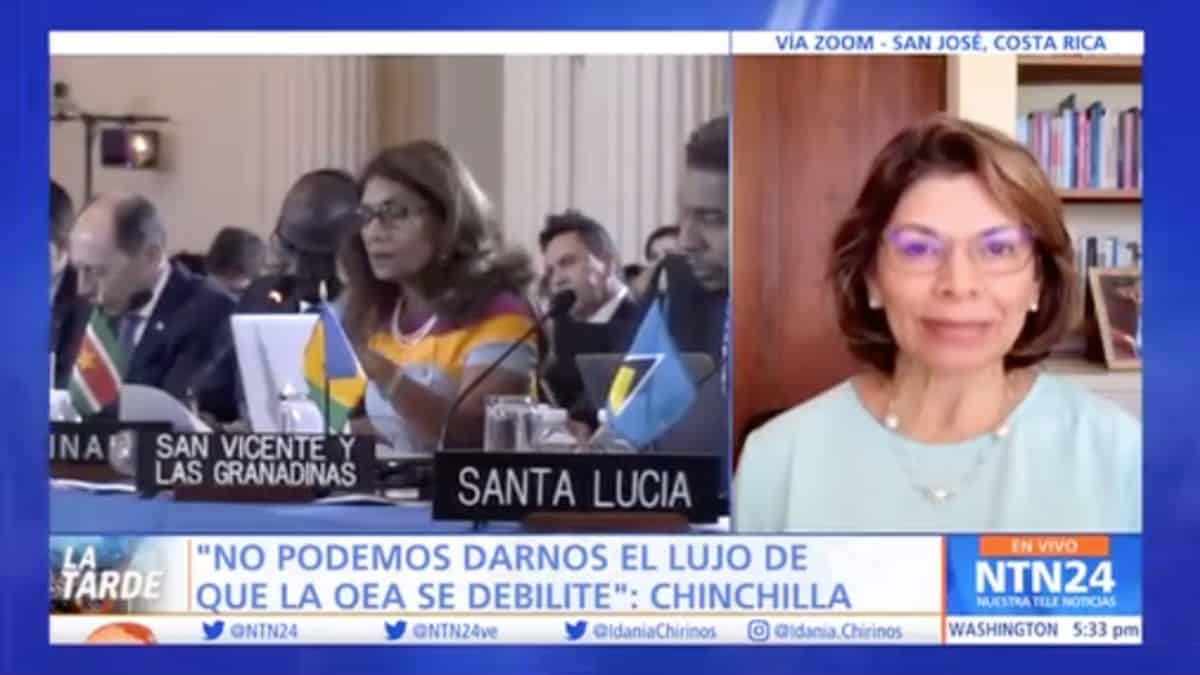 "No podemos permitir que nos debiliten la OEA": Laura Chinchilla sobre cumbre de la CELAC