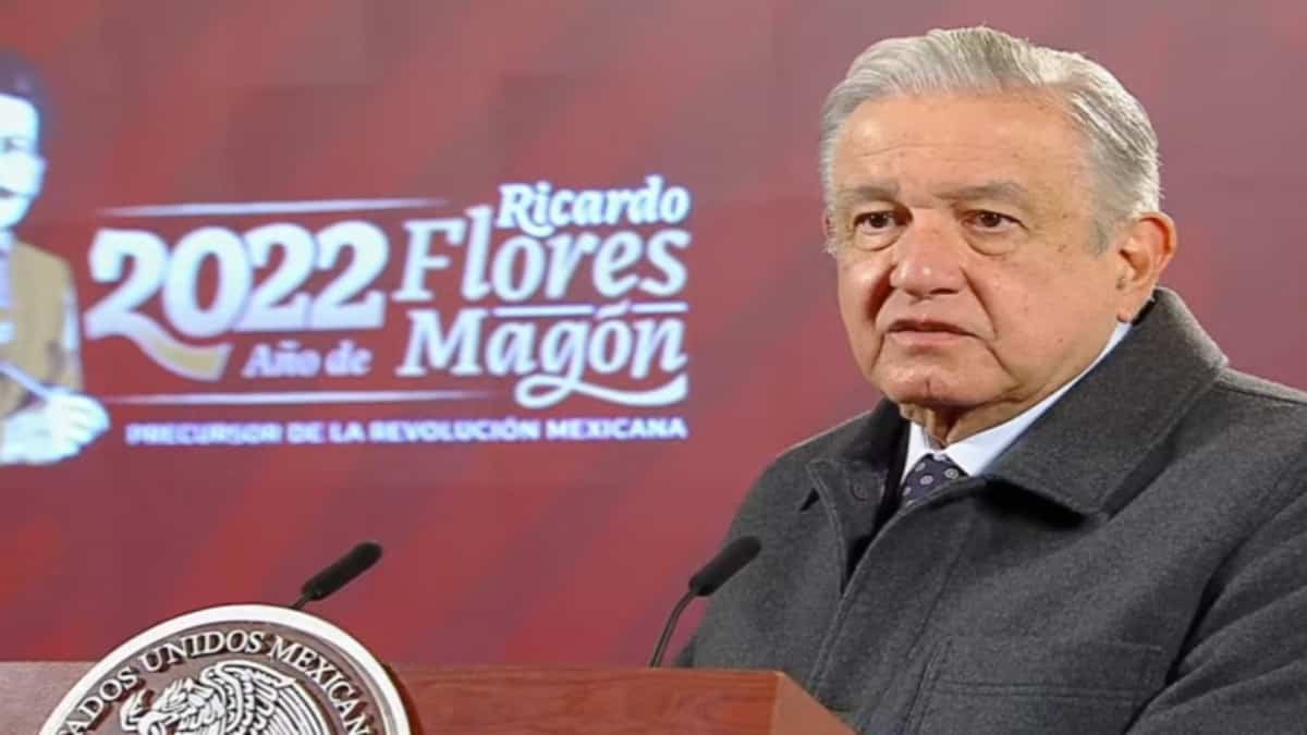 Andrés Manuel López Obrador, presidente de México, en una conferencia de prensa