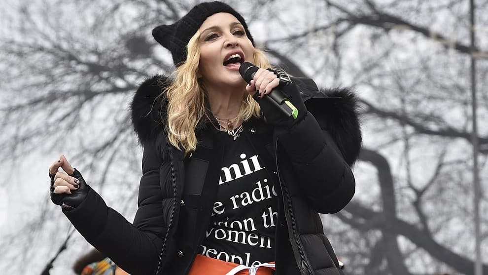 Foto AFP Madonna y Banksy se unieron a las protestas antirracismo en el Reino Unido