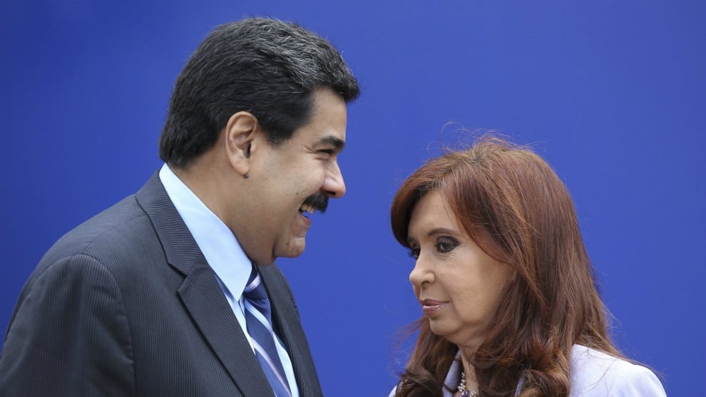 Nicolás Maduro y Cristina Fernández (EFE)