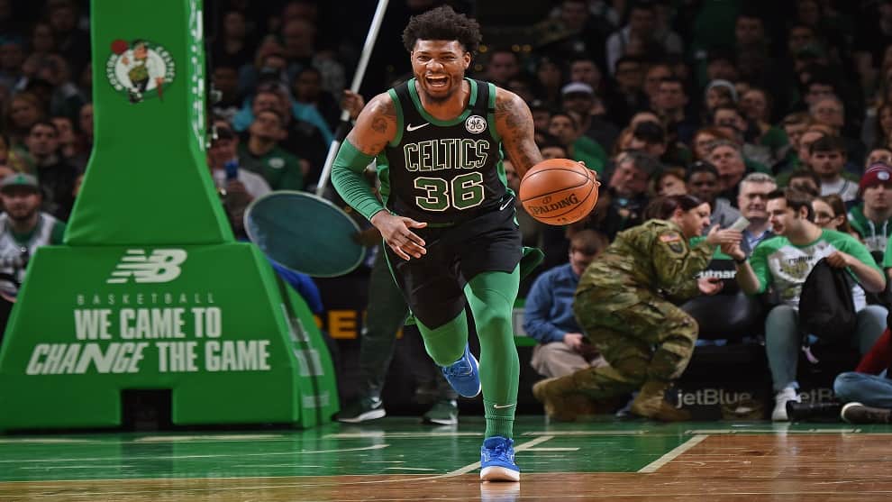Marcus Smart y otros seis jugadores de la NBA contagiados por Covid-19