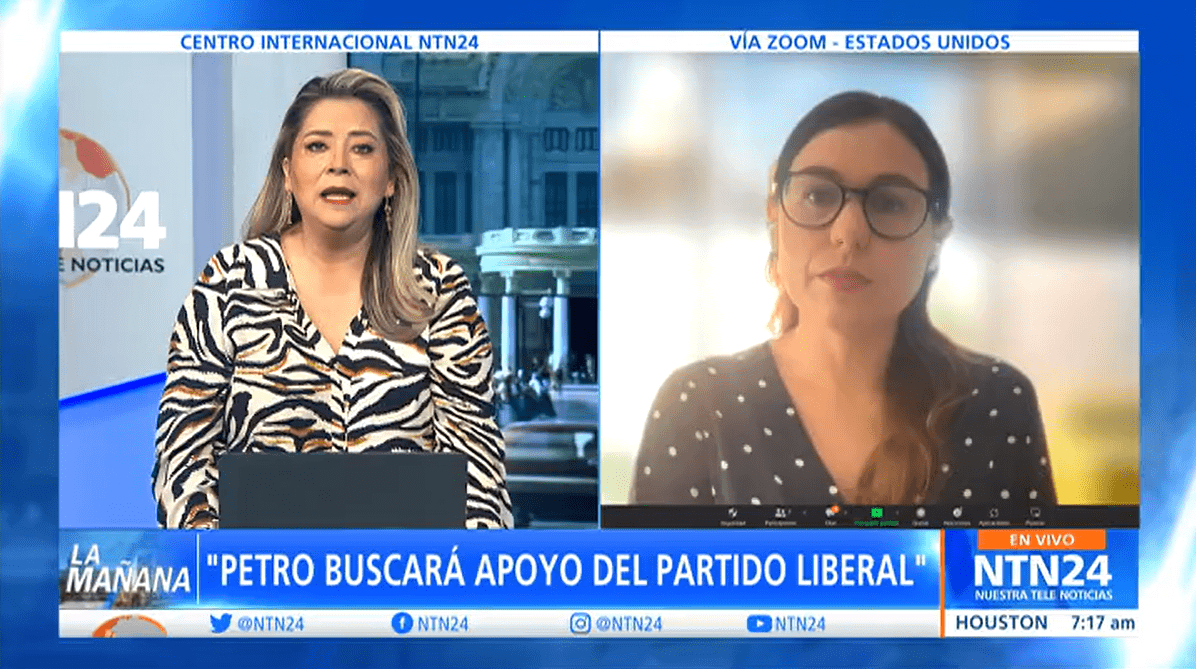 María Alejandra Arboleda, docente y consultora en comunicación política, conversó con el programa La Mañana de NTN24