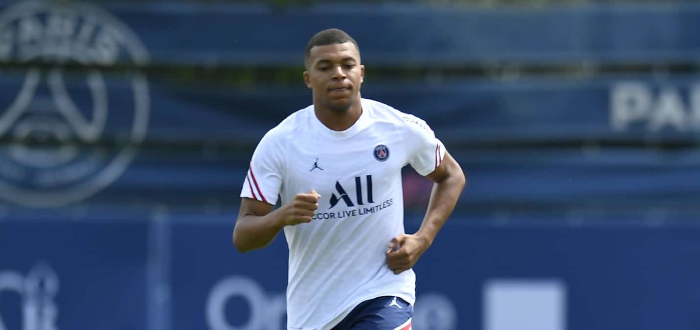 Kylian Mbappe en la pretemporada 21/22 del PSG Kylian Mbappe en la pretemporada 21/22 del PSG