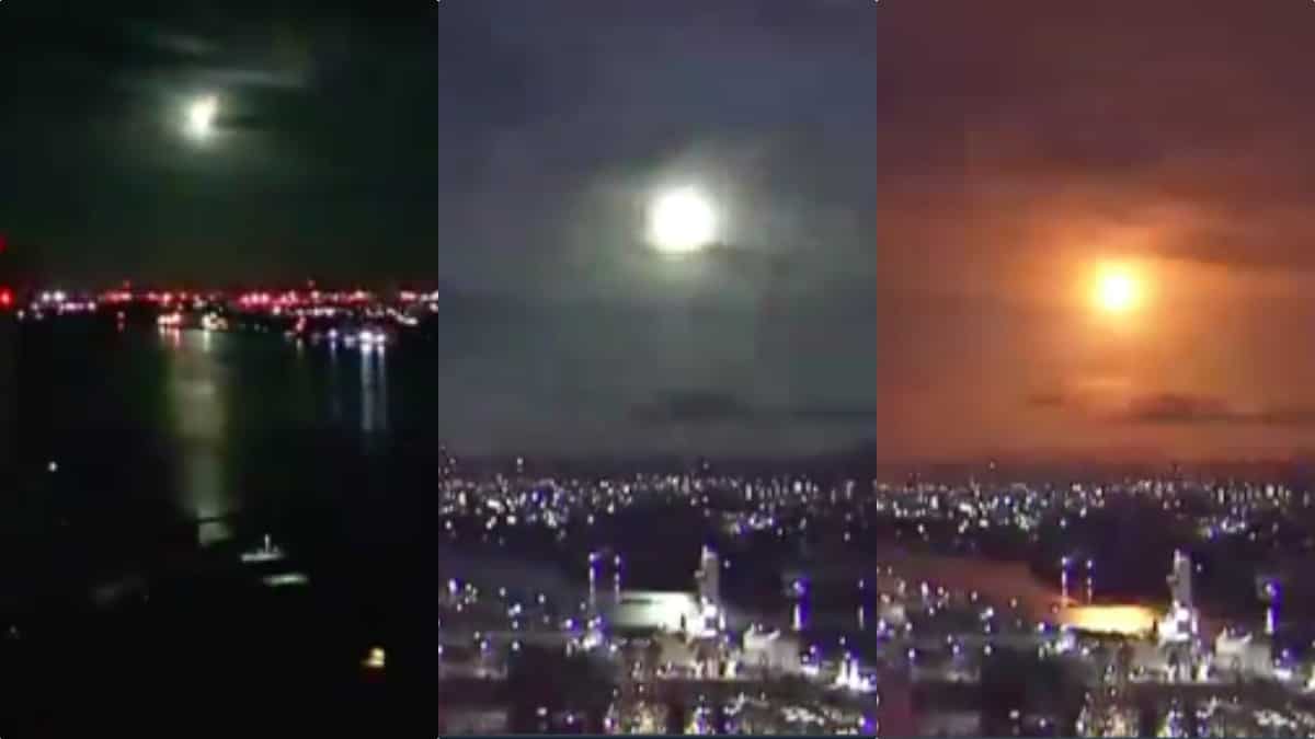 En video quedó captada la caída de un meteorito en Japón