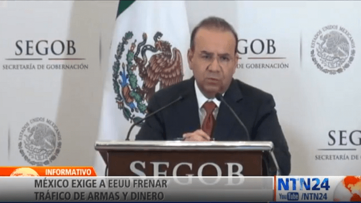 México exige a EE. UU. frenar tráfico de armas