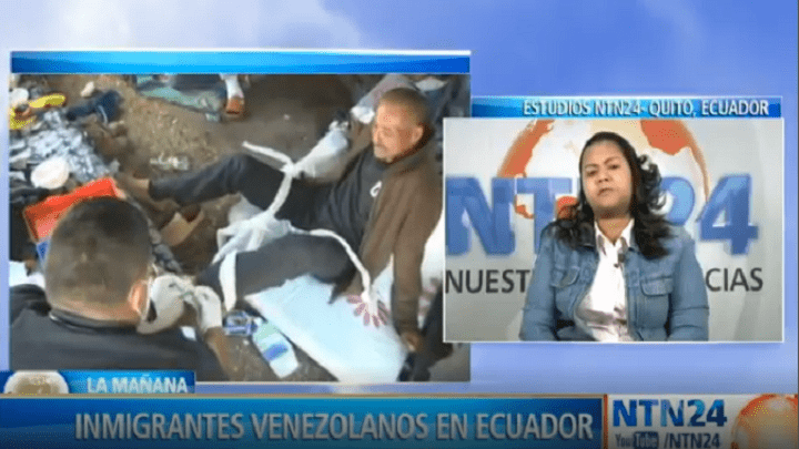 Migrantes venezolanos en Ecuador