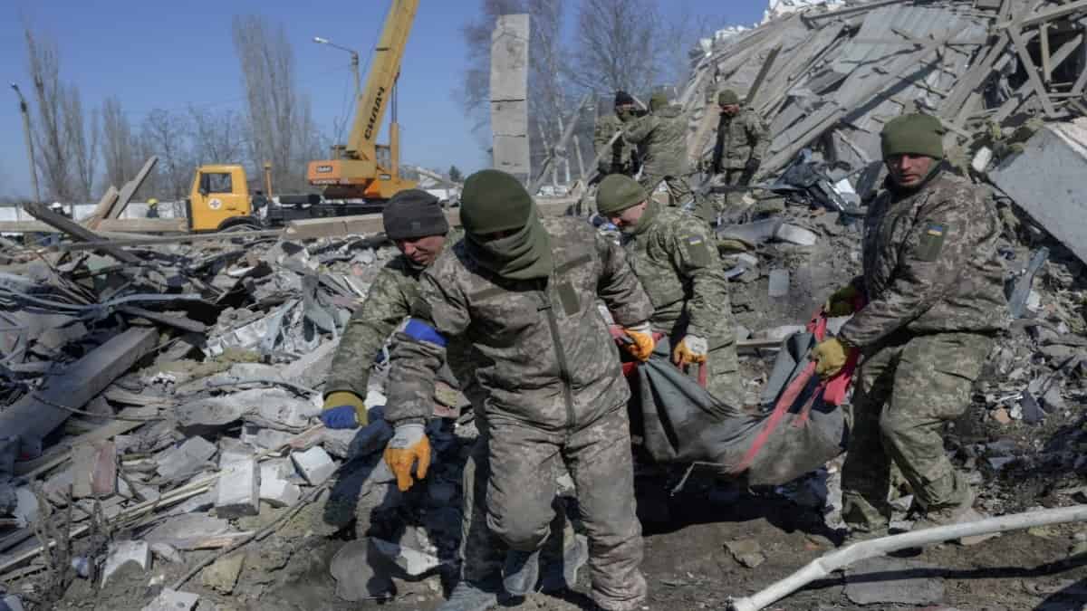 Bombardeo a la ciudad de Mikolaiv / AFP