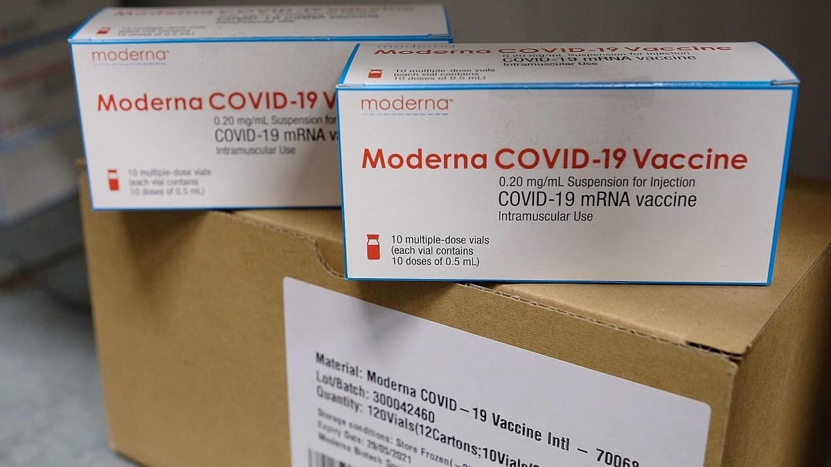 Lote de vacunas Moderna