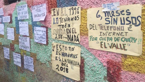 El Valle deficiencia en servicios públicos