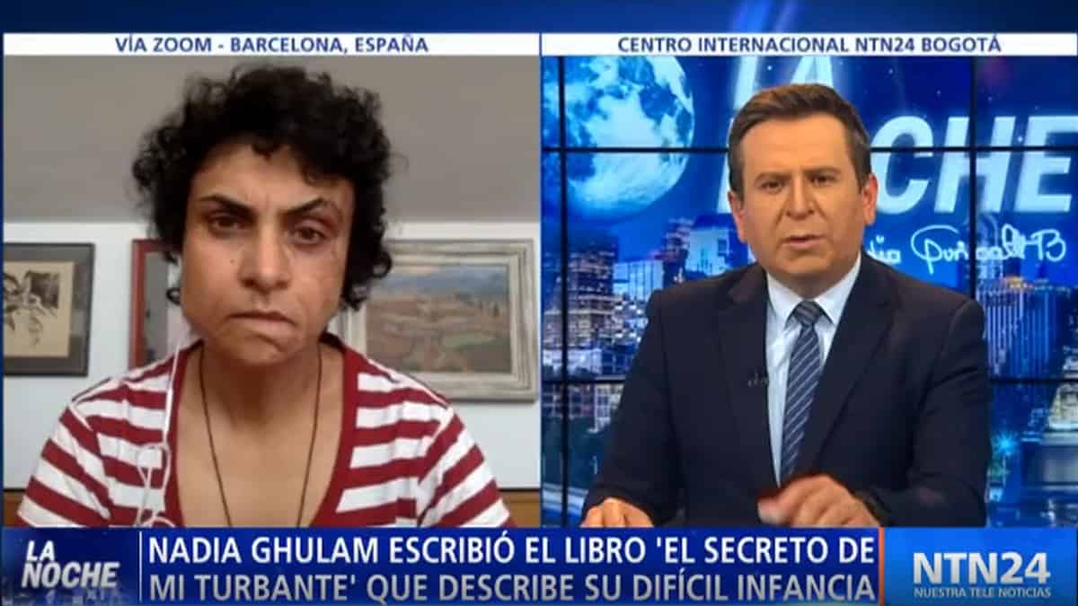 Nadia Ghulam, una escritora y refugiada afgana.