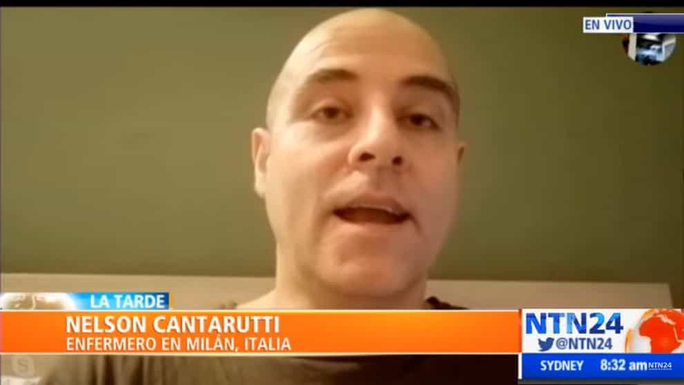 Nelson Cantarutti: "El 95 % de Italia está paralizado"