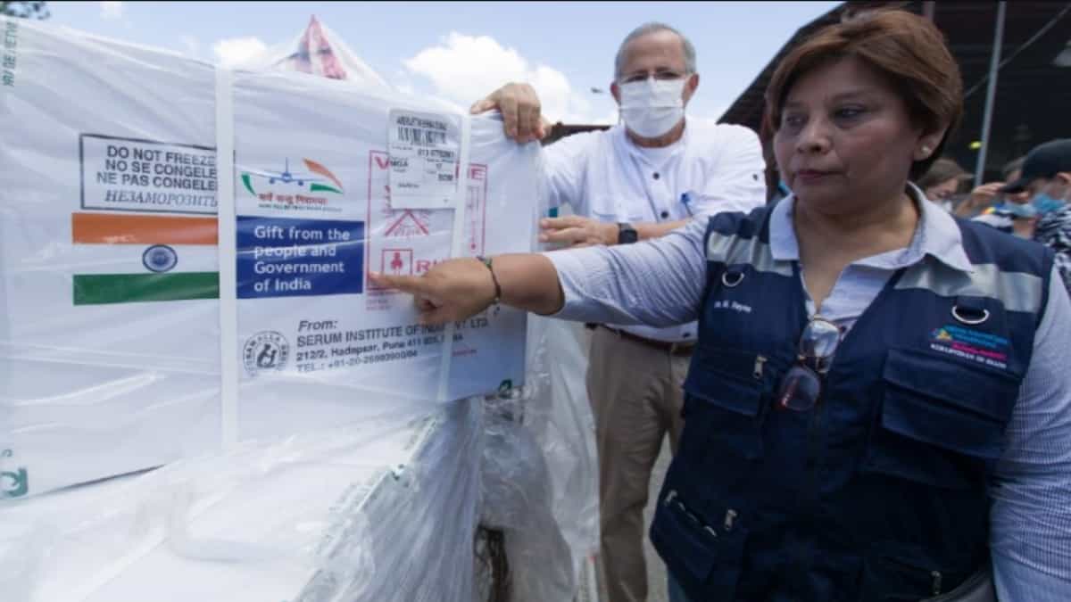 Llegada de un lote de vacunas a Nicaragua. Foto: La 19 Digital