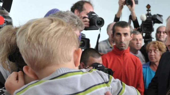 Niño con pestañas muy largas