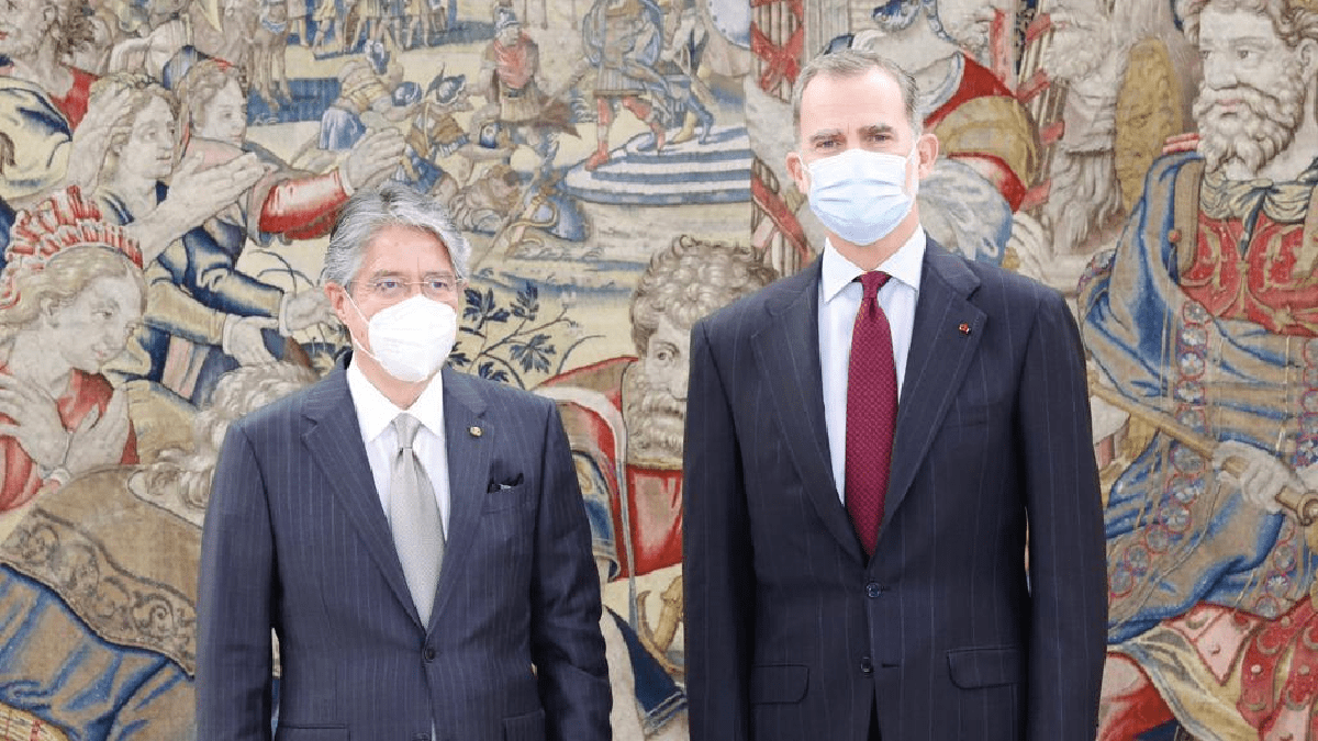 presidente de Ecuador l Rey Felipe VI de España