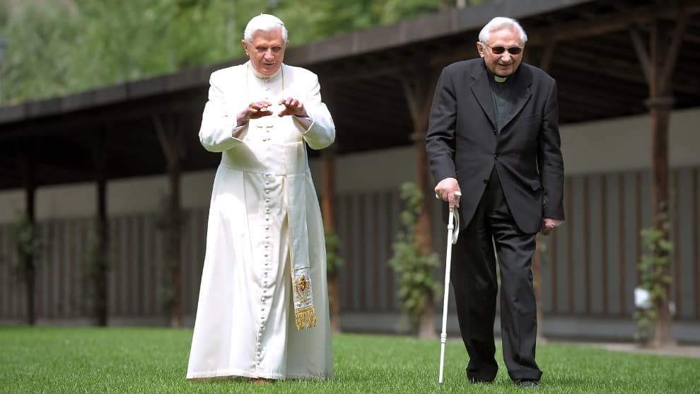 Murió hermano del papa emérito Benedicto XVI