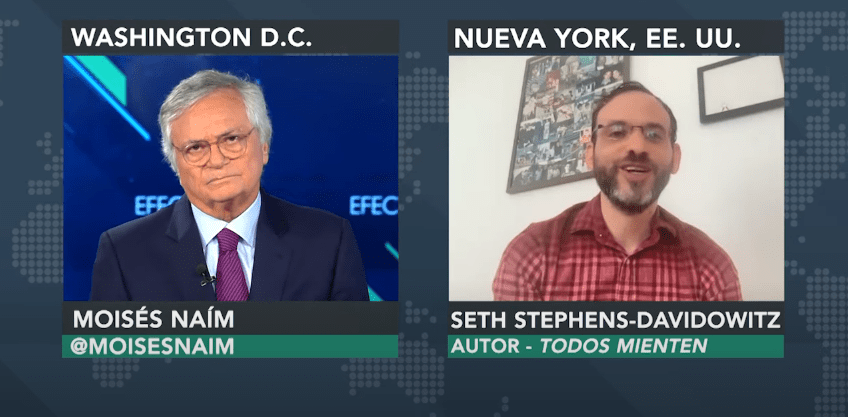 Moisés Naím entrevista al autor Seth Stephens-Davidowitz.