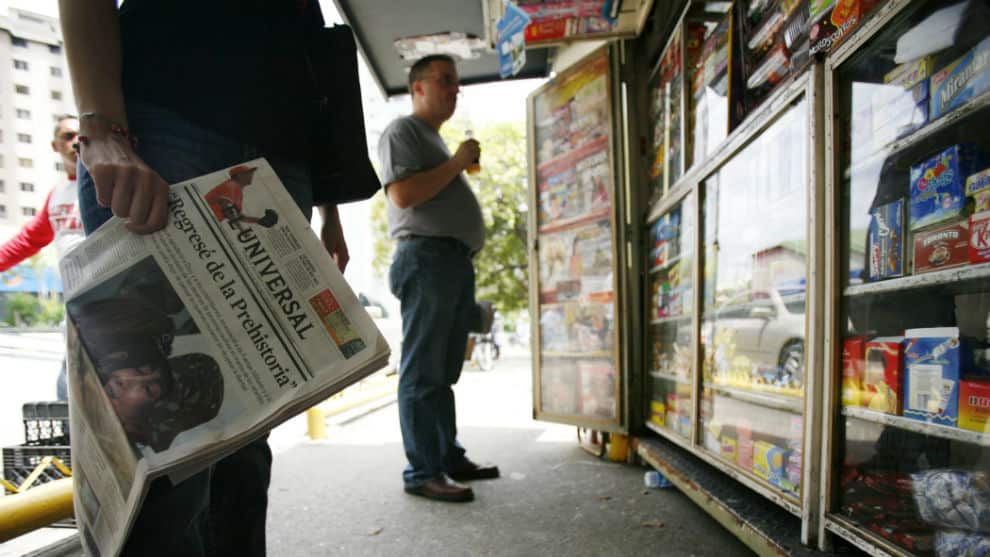 Prensa local deja de circular en Venezuela