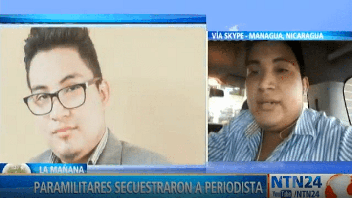 Civiles nicaragüenses secuestraron a periodista