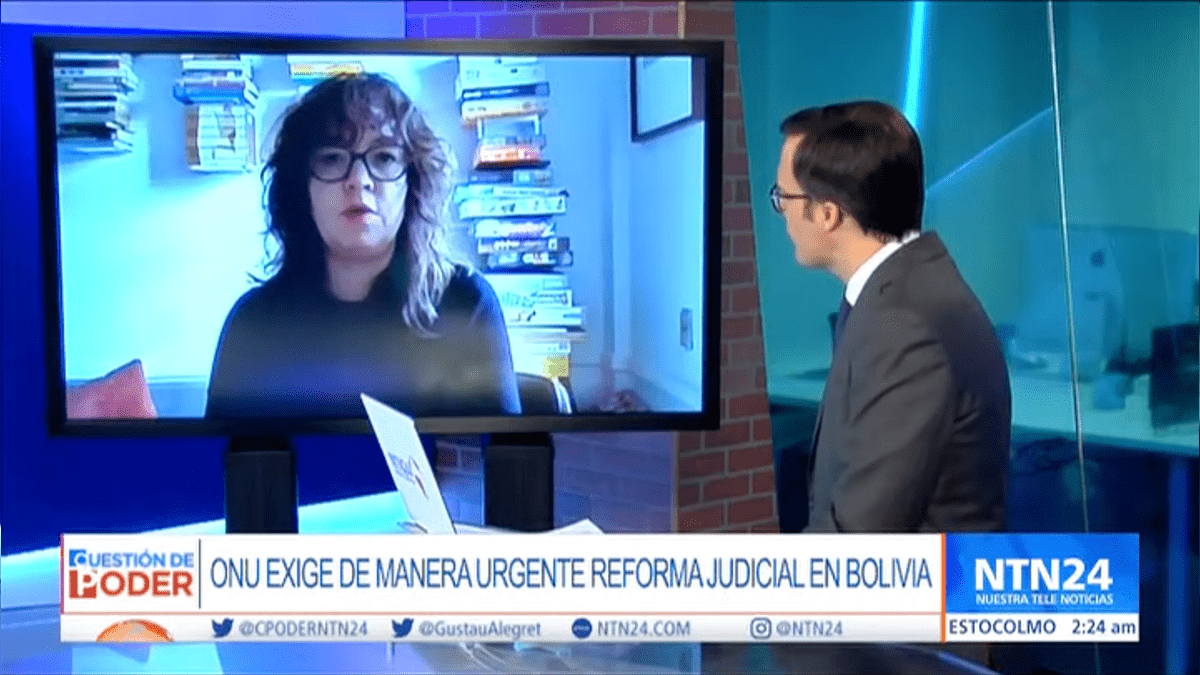 Naciones Unidas exige una reforma judicial en Bolivia