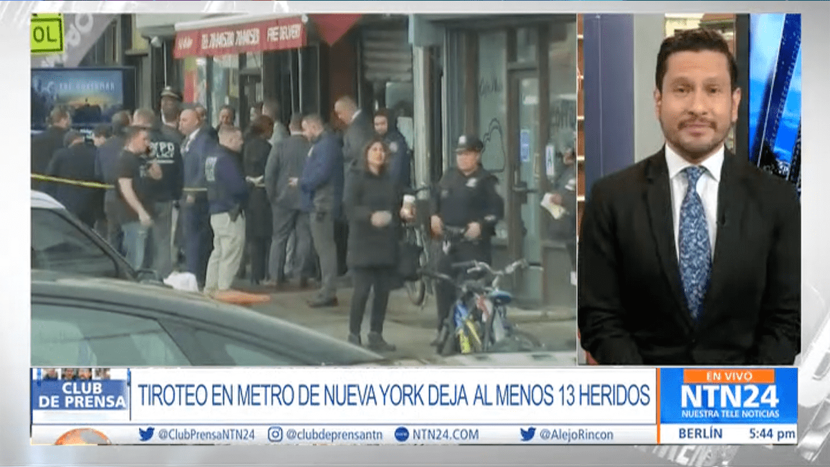 Nueva York: Tiroteo en el metro de Brooklyn deja al menos 13 heridos