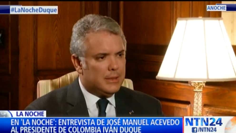 Exclusivo: Entrevista de José Manuel Acevedo al presidente Iván Duque