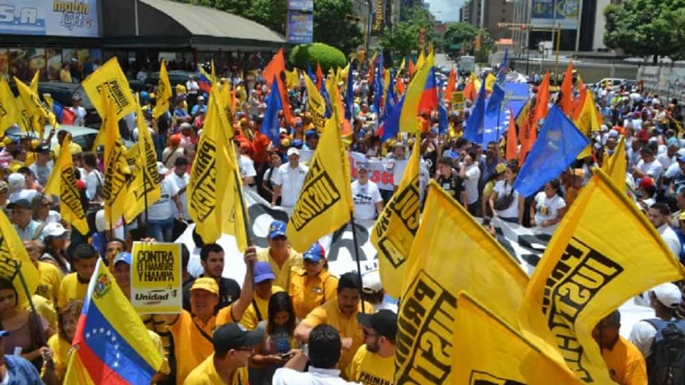 Marcha de Primero Justicia/ Foto: @Pr1meroJusticia