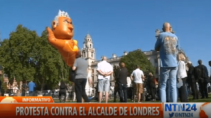 Protestas contra el alcalde de Londres