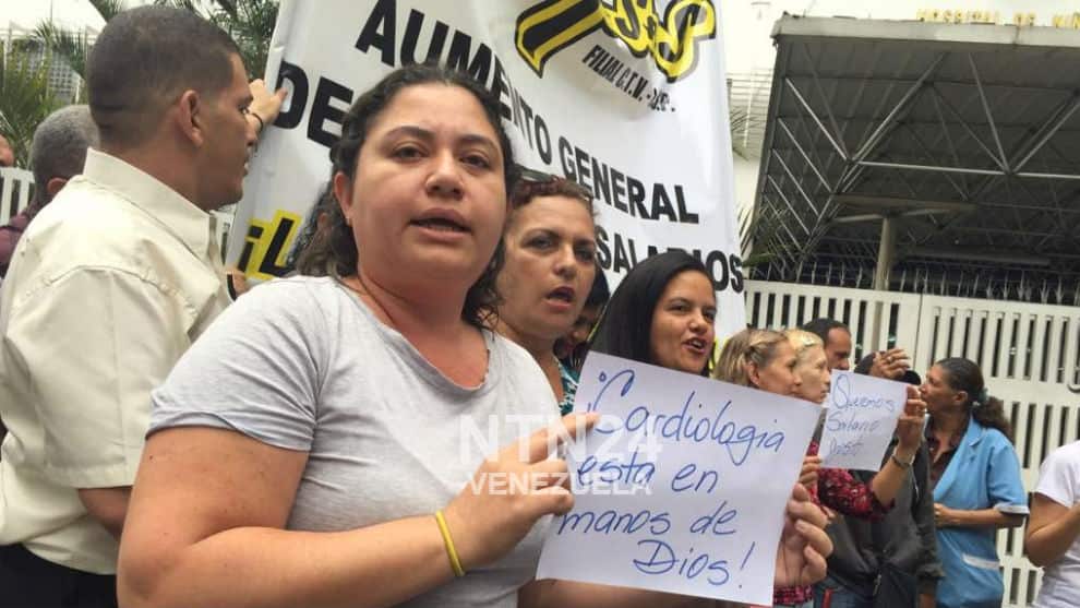 Protesta salud/ Foto: NTN24