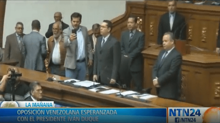 Diputados opositores en Venezuela